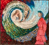 Nestor Garramone Dante e Matelda separati dal ruscello